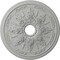 Ekena Millwork Rose and Ribbon Ceiling Medallion (Fits Canopies up to 4"), 23 5/8"OD x 4"ID x 1 1/2"P, Frost CM23ROFRF - alternate 1